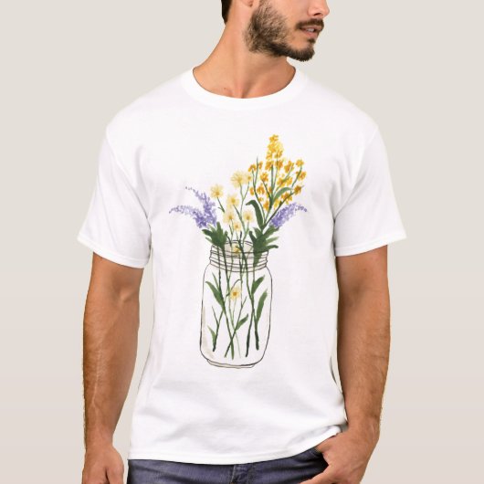 花の瓶 Tシャツ (正面)
