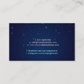 花の生命オーナメント – 宇宙エネルギーフロー 名刺 (裏面)