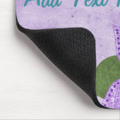 花の生地のマウスパッド マウスパッド (コーナー)