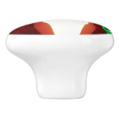 花の畑に咲くリトルジンジャーブラウン子猫 セラミックノブ (側面)