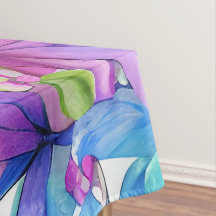 花の畑に咲く青い蝶