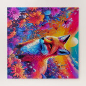 花の畑のカラフル。 ジグソーパズル (横)