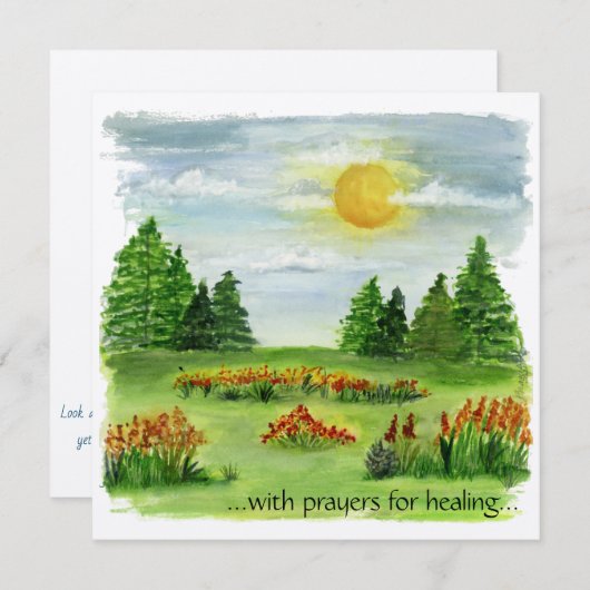 花の畑はよくカードを取る (正面/裏面)