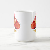 花の皿のコレクション コーヒーマグカップ (中央)