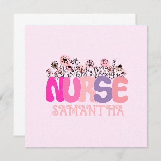 花の看護師 (正面/裏面)