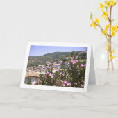 花の眺め カード (黄色い花)