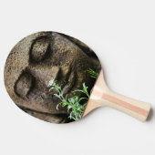 花の石像 卓球ラケット (横)