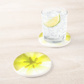 花の砂岩コースターの中の明るい黄色 コースター (側面)