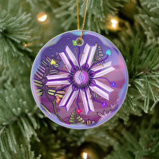 花の砂漠セラミックオーナメント セラミックオーナメント (ツリー)