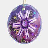 花の砂漠セラミックオーナメント セラミックオーナメント (左)