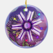 花の砂漠セラミックオーナメント セラミックオーナメント (裏面)