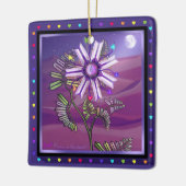 花の砂漠セラミックオーナメント セラミックオーナメント (左)