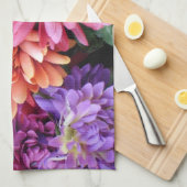 花の破烈 キッチンタオル (四つ折り)