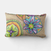 花の破烈 ランバークッション (裏面)