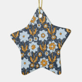 花の破片 セラミックオーナメント (左)