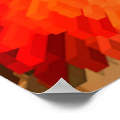 花の破裂…... ポスター (角)