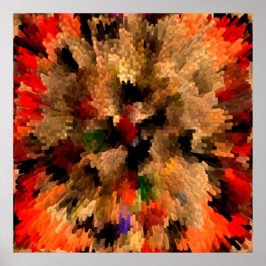 花の破裂…... ポスター (正面)