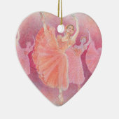 花の磁器のオーナメントのワルツ セラミックオーナメント (右)