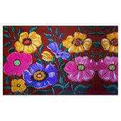 花の秋の不思議 ファブリック (ファットクウォーター)