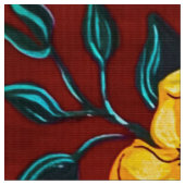 花の秋の不思議 ファブリック (クローズアップ)