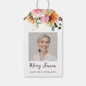 花の種封筒 追悼式 供物 ギフトタグ (裏面)