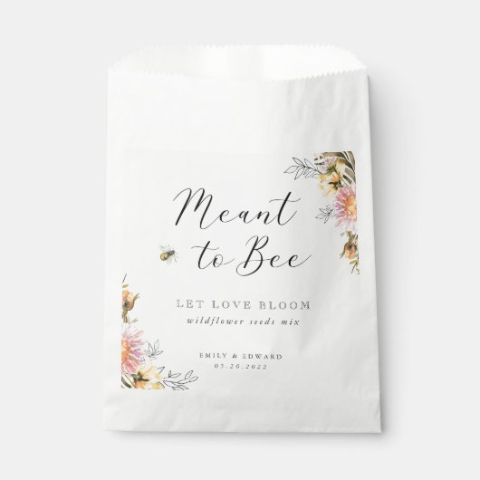 花の種素朴になるための野花 フェイバーバッグ (正面)