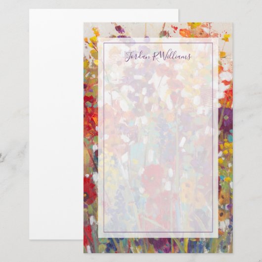 花の種類 便箋 (正面/裏面)