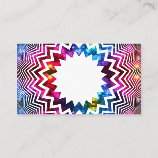 花の紋章の名刺 名刺 (裏面)