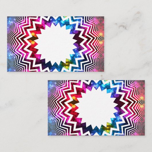 花の紋章の名刺 名刺 (正面/裏面)