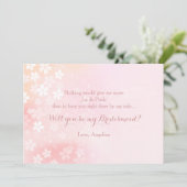 花の紙吹雪の招待状 招待状 (スタンド正面)