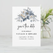 花の素朴な水彩画イラスト セーブザデート (スタンド正面)