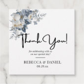 花の素朴な水彩画イラスト フェイバータグ (正面)