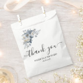 花の素朴な水彩画イラスト フェイバーバッグ (クリップ留めされた状態)