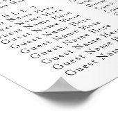 花の素朴な水彩画イラスト ポスター (角)