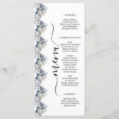 花の素朴な水彩画イラスト メニュー (正面)