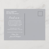 花の素朴な水彩画イラスト 案内ポストカード (裏面)