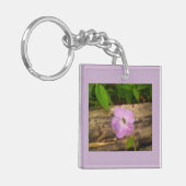 花の紫 キーホルダー (正面左)