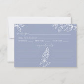 花の結婚レシピ ノートカード (正面)