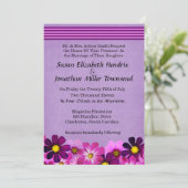 花の結婚式招待状 招待状 (スタンド正面)