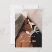 花の結婚式招待状RSVPカード 出欠カード (裏面)