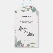 花の結婚式 ギフトタグ (裏面)