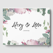 花の結婚式 ゲストブック (裏面)