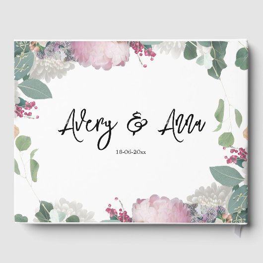 花の結婚式 ゲストブック (裏面)