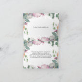 花の結婚式 サンキューカード (内部)