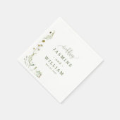 花の結婚式 スタンダードカクテルナプキン (角)