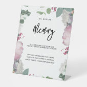 花の結婚式 台座サイン (正面)