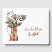 花の結婚花瓶 ゲストブック (正面)