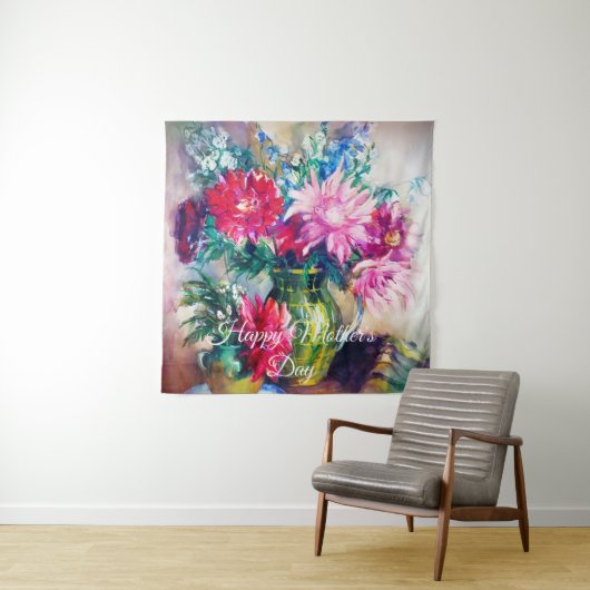 花の絵画 タペストリー (インサイチュ)