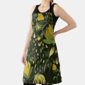 花の継ぎ目のない模様 エプロン (インサイチュ)