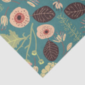 花の緑のピンク 薄葉紙 (詳細)